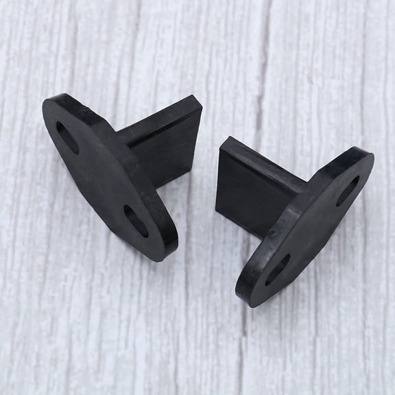 Hemobllo 2-Pack Carbon Steel Sliding Door Track Stoppers, and Easy to Install Door Hardware