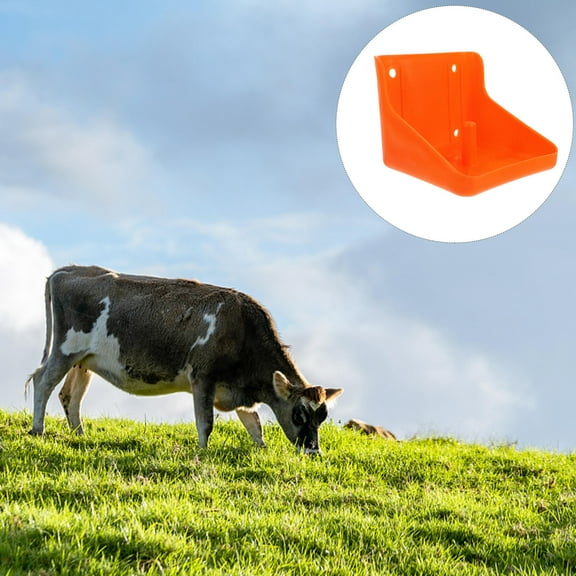 Hemobllo 2Pcs Convenient Salt Block Holder Red Sturdy Professional Sheep Feeder