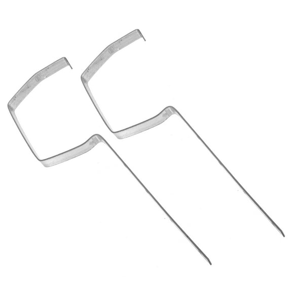 Hemobllo 2Pcs Sturdy Roof Gutter Rack Iron Silver Roof Gutter Support Brackets for Homeowners