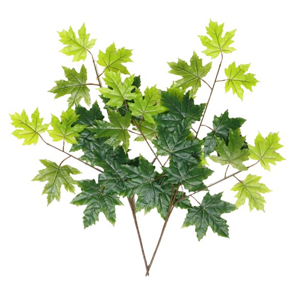 Hemobllo 2-Pack Artificial Leaf Branches for Vase Decoration, Home Decor, Floral Arrangements, and Craft Projects