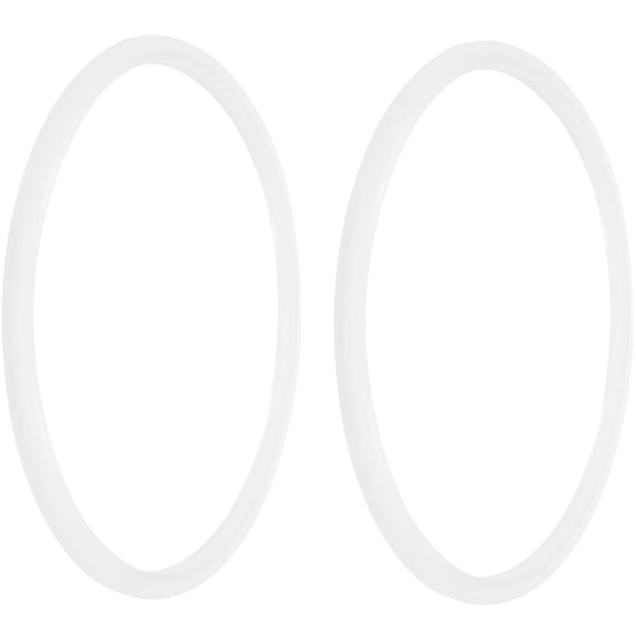 Hemobllo 2Pcs Silicone Pressure Cooker Gaskets Good Sealing Effect for Pressure Pot Accessories Transparent