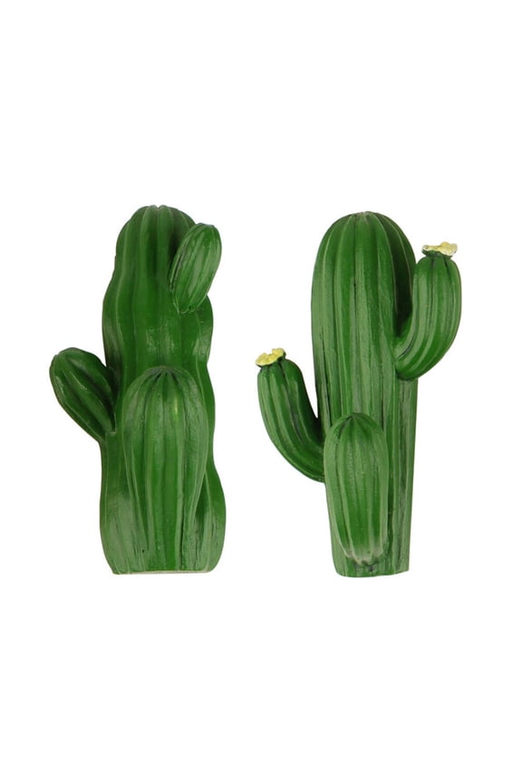 2pcs Cactus Shaped Creative Decorative Resin Wall Hooks Coat Hangers Hat Hooks Clothes Keychain Hangers