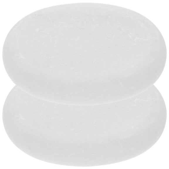 Hemobllo 2pcs Massage Therapy Stones Massage Cane Marble Oval for Women Men