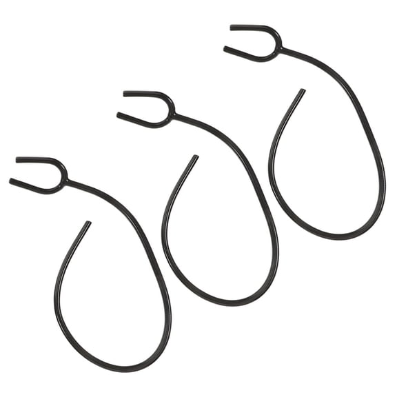 Hemobllo 3Pcs Medical Stethoscope Accessories Extension Tube PVC Black Students