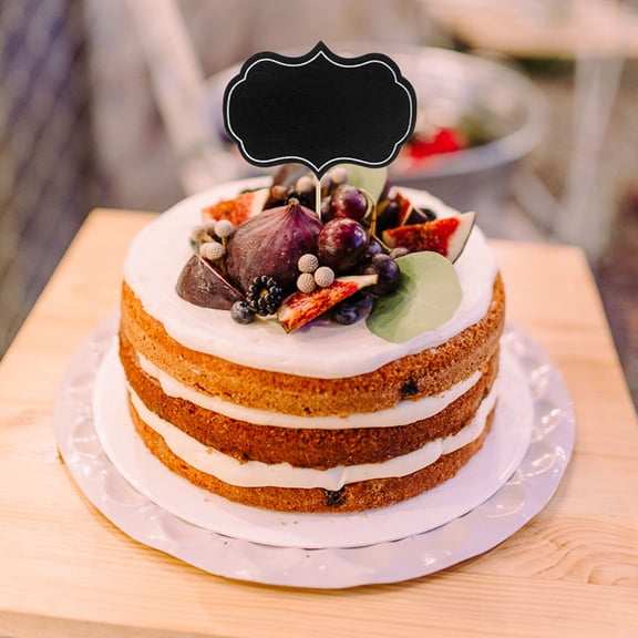 Hemobllo 48pcs Food Labels Picks Wooden Food Identification for Birthday Parties