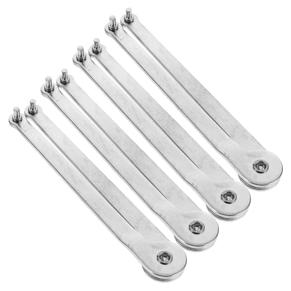 Hemobllo 4Pcs Adjustable Spanner Wrench for Angle Grinder Silver Sturdy Design