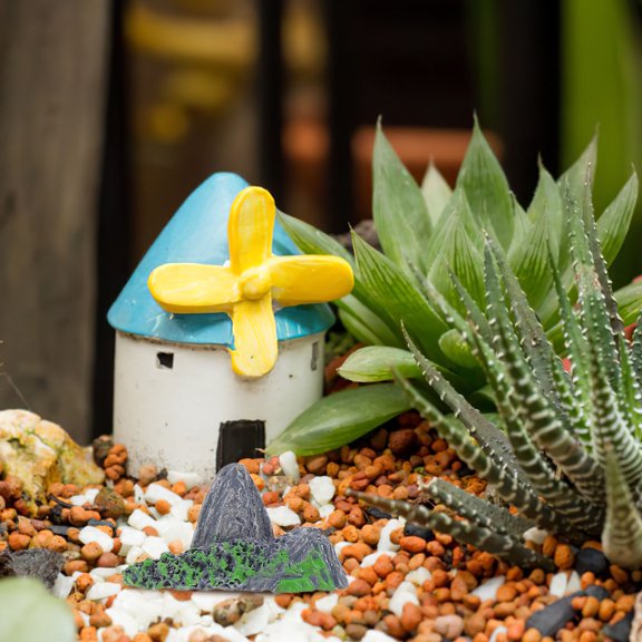 Hemobllo 4pcs Micro Landscape Gardening Decoration Resin for Decorative Fish Tank Decor Home Decoration