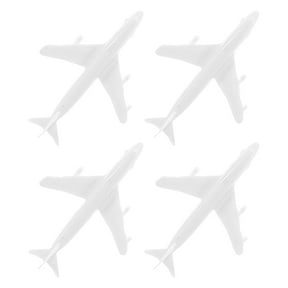Hemobllo 4-Pack Mini Plastic Airplane Models for Display, Collectibles, and Aviation Decor Enthusiasts