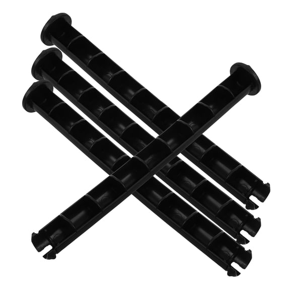 Hemobllo 4-Pack Black Plastic Bin Lid Clips Trash Can Latch Locks for Secure Garbage Bin Accessories