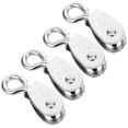 thumbnail image 1 of Hemobllo 4-Pack Stainless Steel Rope Pulley System for Industrial and Home Use, Compact Washing Line Pulley, 1 of 8