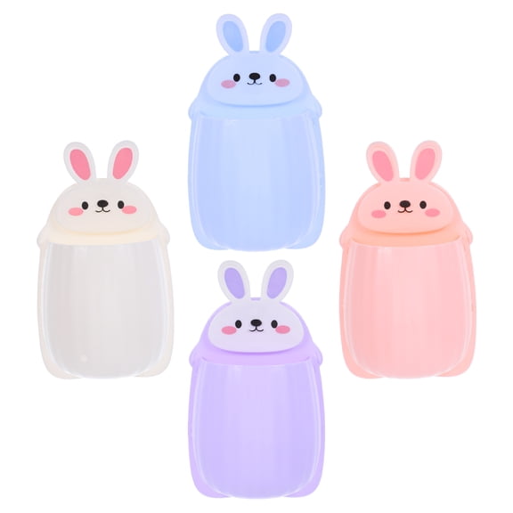 Hemobllo 4Pcs No Drill Wall Mounted Bathroom and Kitchen Storage Shelves in Assorted Colors