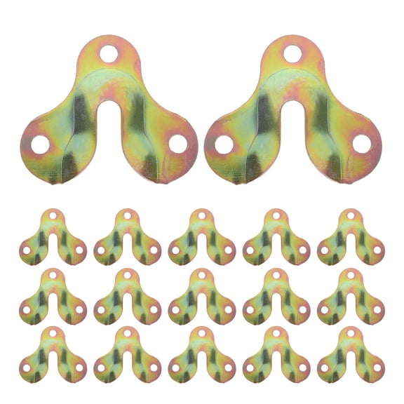 Hemobllo 50Pcs Versatile Metal Keyhole Brackets for Picture Frames and Home Decoration