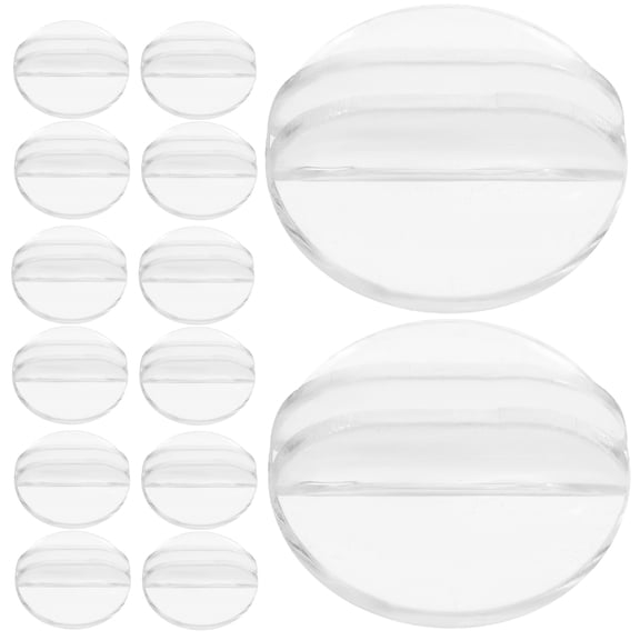 Hemobllo 50Pcs Table Card Holder Stands Strong Transparent Plastic for Daily Use