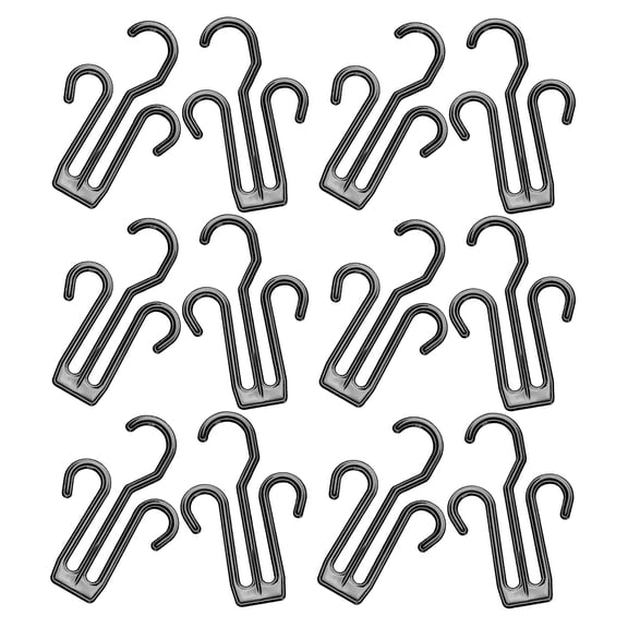 Hemobllo 50Pcs Portable Hanging Shoe Drying Rack with Versatile Hooks for Sneakers Sandals and Slippers