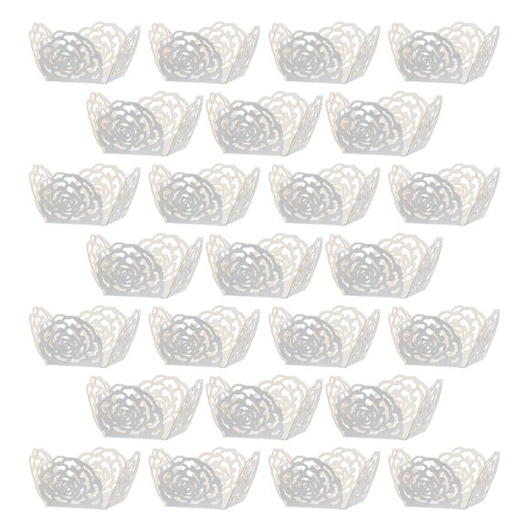 Hemobllo 50pcs Chocolate Truffle Wrappers Truffle Wrappers Liners Cups Design for Festive Celebrations