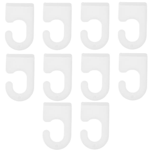Hemobllo 50pcs Simple Design Hooks for Fixing Scrolls Plastic for Home Decoration and User Convenience
