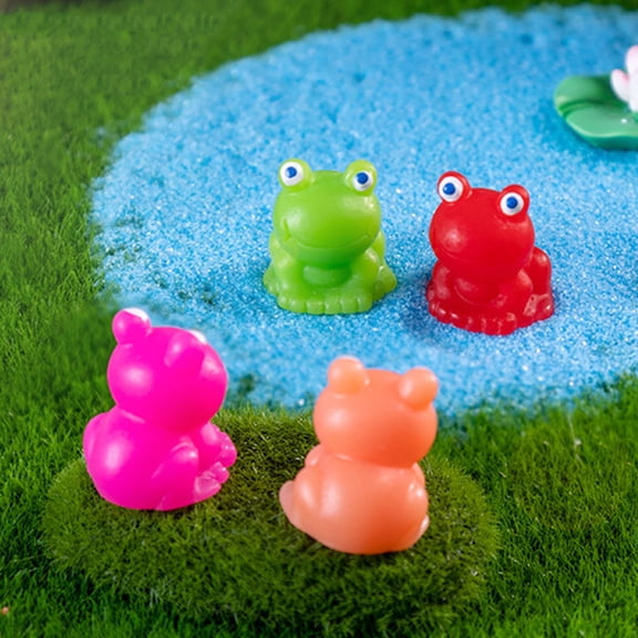 Hemobllo 60-Piece Assorted Color Resin Frog Figurines Set, Realistic Small Desk Decor for Home, Office, and Garden Display