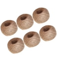 thumbnail image 1 of Hemobllo 6-Pack Packaging Twine for Bouquet Wrapping, 30M Natural Jute String for Floral Arrangements and Crafts, 1 of 8