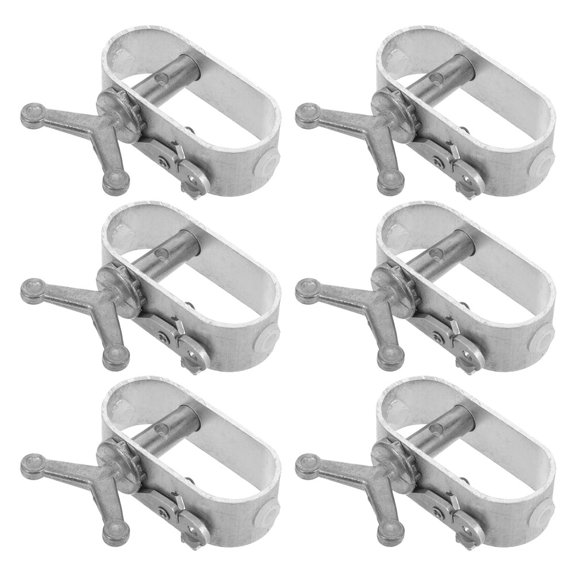 Hemobllo 6Pcs Heavy Duty Steel Wire Tightener Tool for Agricultural Fence and Greenhouse