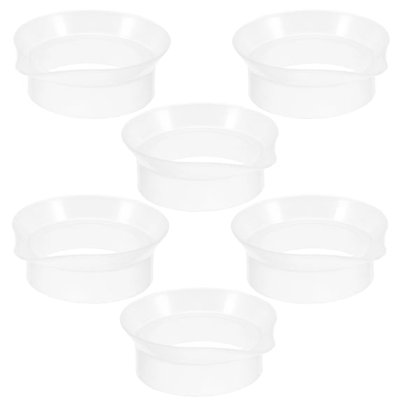 Hemobllo 6Pcs White Plastic Spout for Water Bottles with Leakproof Design and Thermal Insulation