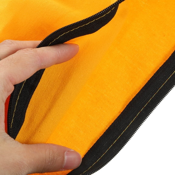 Hemobllo 6-Pack Canvas Tool Pouches with Smooth Zippers, Assorted Color Utility Bags for Efficient Tool Storage and Organization