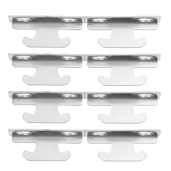 Hemobllo Curtain Pole Wall Bracket Versatile Design Strong Load Bearing 1Set