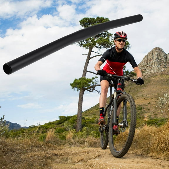 Hemobllo Black Aluminum Alloy Handlebar for Fixed Gear and Urban Bikes, Lightweight Design for Cycling