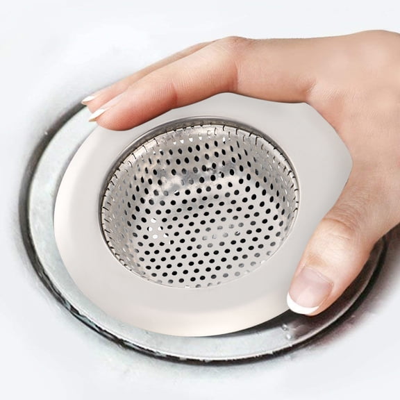 Hemobllo 3-Pack Stainless Steel Kitchen Sink Strainers for Drain, Clog Prevention and Easy Cleaning