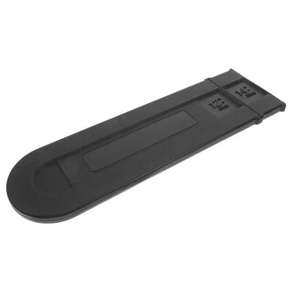 Hemobllo Chainsaw Bar Cover, Black, Sturdy Plastic, Protective Sleeve for Chainsaw Guide Plate