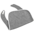 thumbnail image 1 of Hemobllo Grey Cotton Adult Bib for Seniors, Adjustable Feeding Drool Protector, Stain Resistant, Comfortable and, 1 of 8