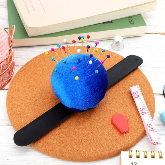 Hemobllo Cute Pin Cushions for Sewing Slap Bracelet Pin Cushion Blue Waterproof Nylon 1 Set Portable Convenience