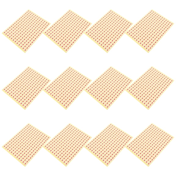 Hemobllo Daily Use Red Arrow Labels Self Adhesive Paper Stickers for Coding Marking and Identification