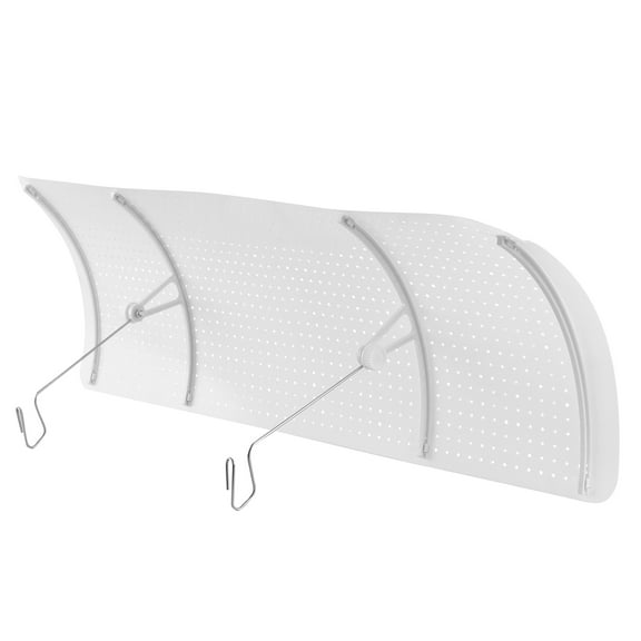 Hemobllo Air Cooled Anti Blowing Baffle White 1Pcs 23x9in