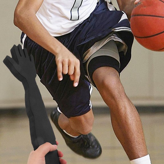 Hemobllo Dribbling Basketball Trainer Blocking Rod Foam Black 1 Pair