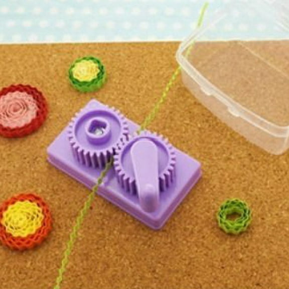 Hemobllo Violet Paper Quilling Crimper Tool Manual Wave Shaping Tool for Scrapbooks and Craft Projects