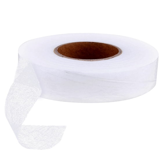 Hemobllo Fusible Bonding Iron on Hemming Tape White Double Sided Fabric Tape for Clothing