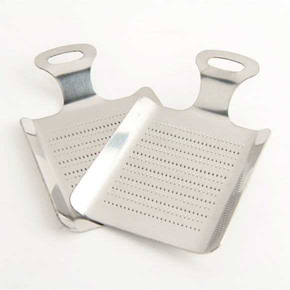 Hemobllo Garlic Chopper Grater with Thickened Cutting Design 1PC Silver