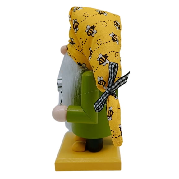 Hemobllo Decorative Dwarf Decor Gnome Figurine Green Shelf Decoration 1Pack