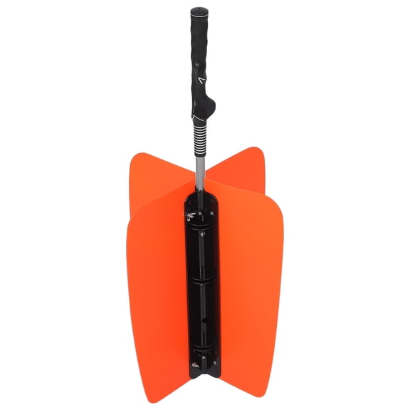 Hemobllo Golf Swing Trainer Guide Orange ABS Smart Data Analysis for Indoor Training 1Set