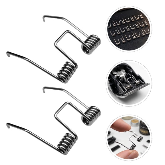 Hemobllo Clipper Spring Tension, Durable Stainless Steel, Precision Movement, Plated Silver, for Home 12Pcs