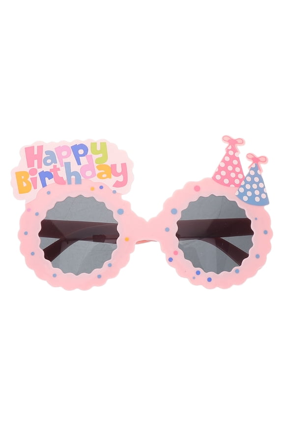 Happy Birthday Accessories Birthday Sunglasses Set Pink 1Pcs Back to School