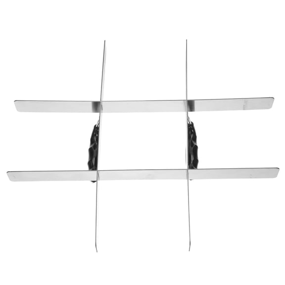 Hemobllo Home Baking Stainless Steel Cake Marker for Uniform Portions Easy to Clean