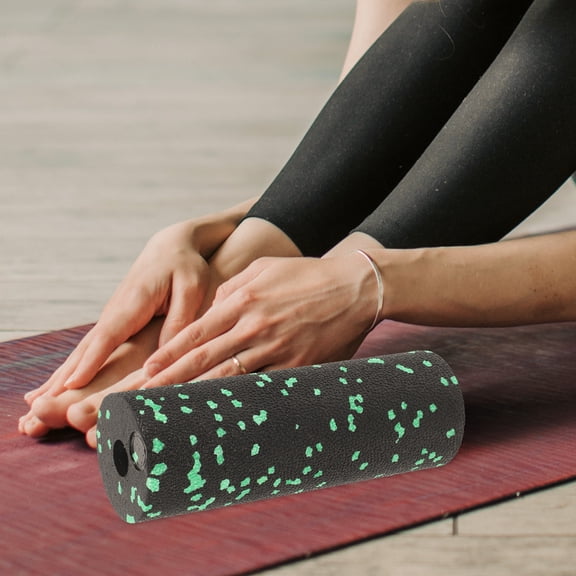 Hemobllo Green Foam Roller for Muscle Relaxation, Balance, and Physical Therapy Exercises