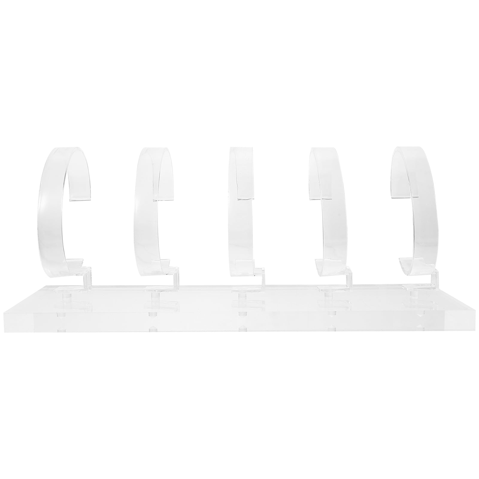Hemobllo Mens Watch Stand 1Set Clear Acrylic C Shaped Square Base For ...