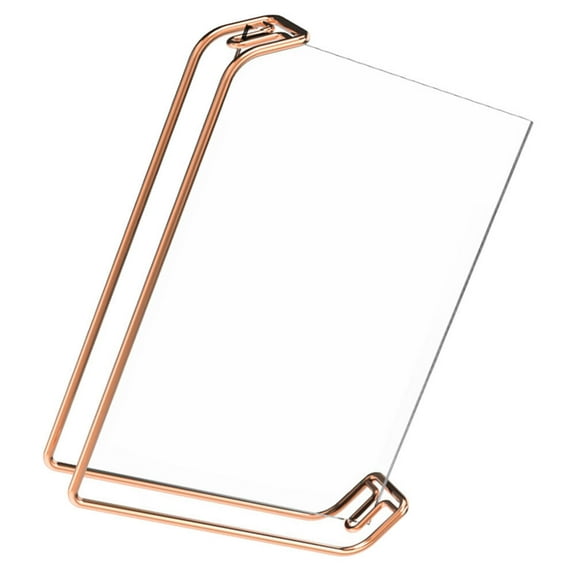 Hemobllo Double Sided Metal Picture Transparent Display For Photos Keepsakes Design For Home Office Decor