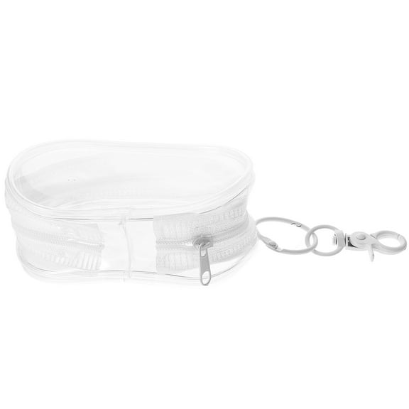 Hemobllo Small Coin Purse for Women Clear Keychain Wallet 1Pack Assorted Color for Daily Use