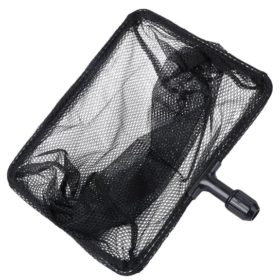 Hemobllo Scoop Net for Pond Black Nylon Fishing for Fish Tank 1Pcs