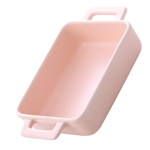 Hemobllo Ceramic Baking Tray 1Pc Wear-Resistant Multipurpose Kitchen Oven Dish