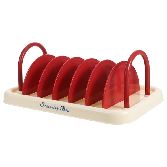 Hemobllo Multifunctional White Kitchen Rack Plastic Plate Holder and Pot Lid Organizer Stand