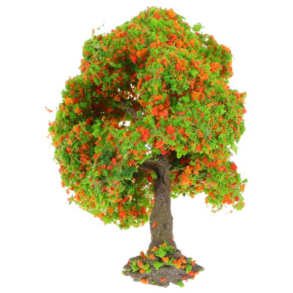 Hemobllo Tiny Artificial Tree Ornaments for Model Railroad and Scenery Projects